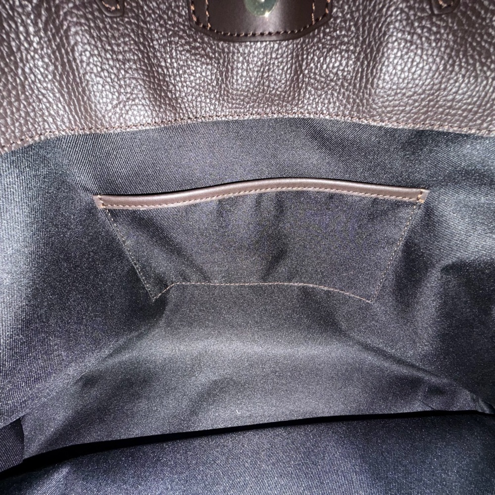 Divina Firenze Dark Brown Leather Tote Bag - Picture 15 of 16